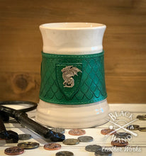 Load image into Gallery viewer, "Green Dragon Tankard" Ceramic Mug