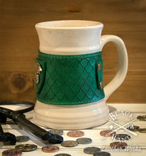 Load image into Gallery viewer, "Green Dragon Tankard" Ceramic Mug