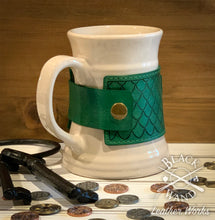 Load image into Gallery viewer, "Green Dragon Tankard" Ceramic Mug