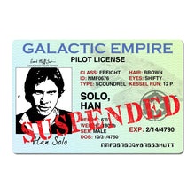 Load image into Gallery viewer, "Solo Pilot License" metal sign