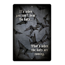 Load image into Gallery viewer, "The Bats" metal sign