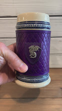 Load and play video in Gallery viewer, "Purple Dragon Flagon" Ceramic Mug