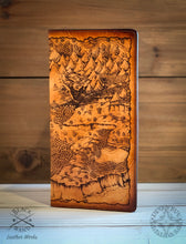 Load image into Gallery viewer, "Cartographer" Slim Long Wallet