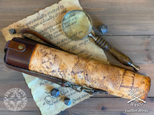 Load image into Gallery viewer, "The Cartographer" Scroll Case