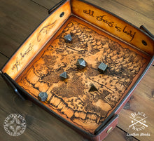 Load image into Gallery viewer, "Cartographer" Dice Tray