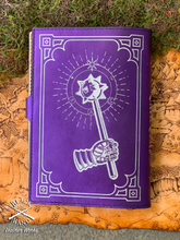 Load image into Gallery viewer, "Cleric Codex" Medium Leather Notebook Cover