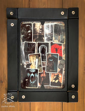 Load image into Gallery viewer, "You Meet in a Tavern" Leather and Metal Dice Tray