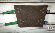 Load image into Gallery viewer, "Leaf Bracer" Leather Cuff