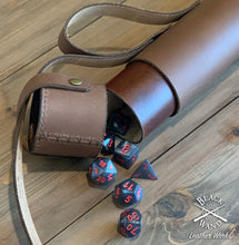 Load image into Gallery viewer, "The Messenger" Leather Map & Scroll Tube