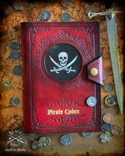 Load image into Gallery viewer, "Pirate Codex" Medium Notebook Cover