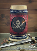 Load image into Gallery viewer, "Pirate Flag" Ceramic Flagon
