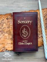 Load image into Gallery viewer, "Sorcery" Hardcover Leather Journal