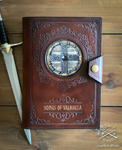 Load image into Gallery viewer, "Songs of Valhalla" Medium Notebook Cover