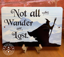 Load image into Gallery viewer, Wandering Wizard metal sign