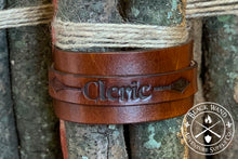 Load image into Gallery viewer, Cleric's Leather Wrist Cuff