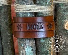 Load image into Gallery viewer, Monk's Leather Wrist Cuff