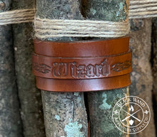 Load image into Gallery viewer, Wizard's Leather Wrist Cuff