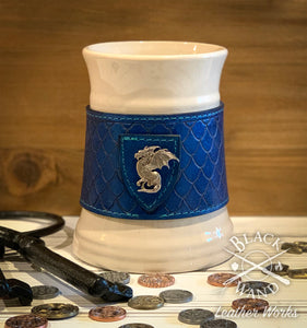 "Blue Dragon Tankard" Ceramic Mug