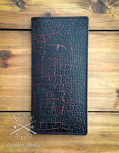 "Dragon Hide" Slim Long Wallet