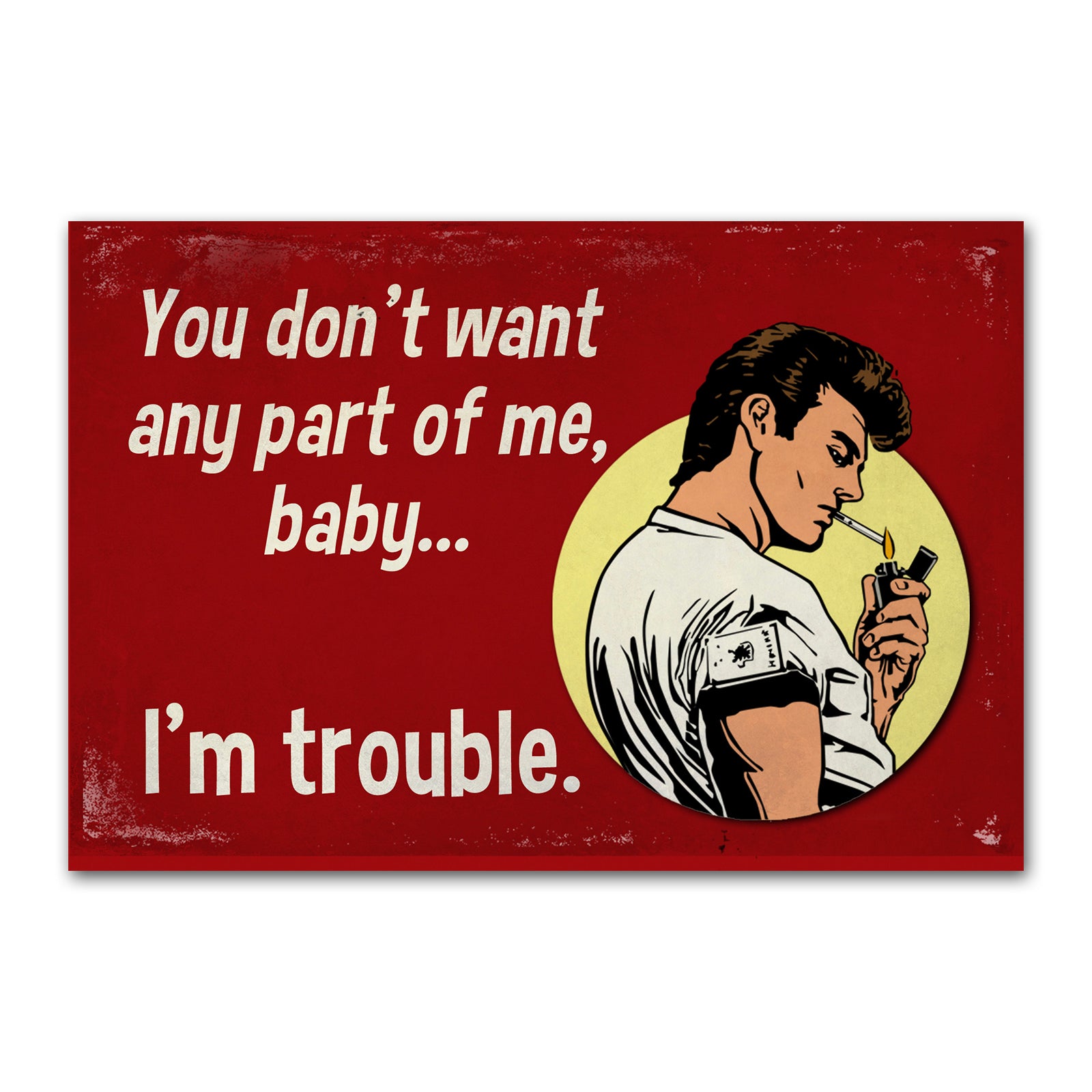 M06 - Funny Refrigerator Magnet – Black Wand Leather Works