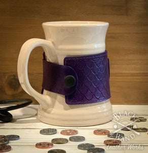 "Purple Dragon Tankard" Ceramic Mug
