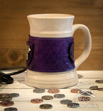Load image into Gallery viewer, &quot;Purple Dragon Tankard&quot; Ceramic Mug
