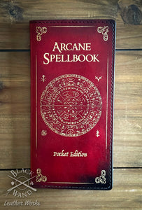 "Arcane Spellbook" Slim Long Wallet