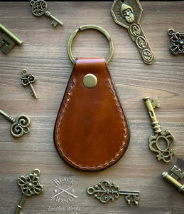 "Barbarian" Leather Key Ring