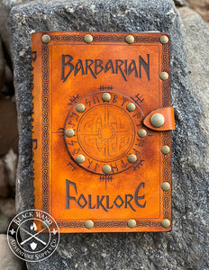 "Barbarian Folklore" medium notebook cover