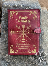 Load image into Gallery viewer, &quot;Bardic Inspiration&quot; Medium Notebook Cover
