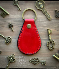 Load image into Gallery viewer, &quot;Bard&quot; Leather Key Ring
