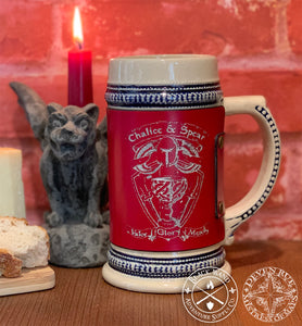 "Chalice & Spear" Ceramic Flagon