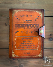 Load image into Gallery viewer, &quot;Deadwood&quot; Medium Notebook Cover

