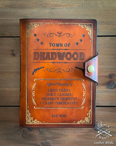 "Deadwood" Medium Notebook Cover