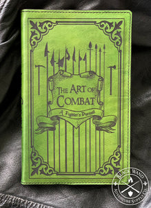 "The Art of Combat" Leather Hardcover Journal
