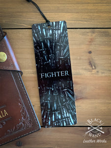 Fighter Metal Bookmark