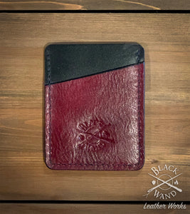 Minimalist Wallet - Crimson/Black