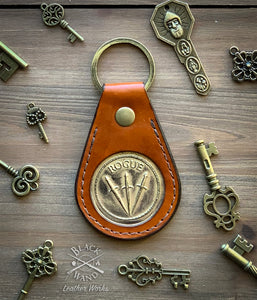 "Rogue" Leather Key Ring