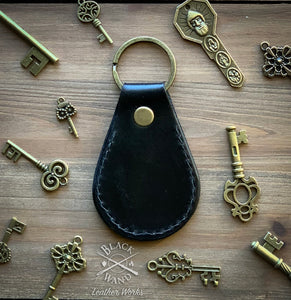 "Warlock" Leather Key Ring