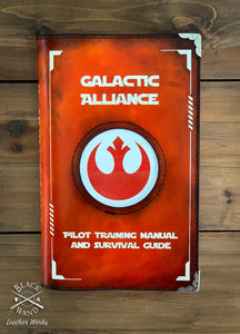 "Galactic Alliance Pilot Training" Leather Journal