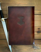 Load image into Gallery viewer, &quot;Songs of Valhalla&quot; Medium Notebook Cover
