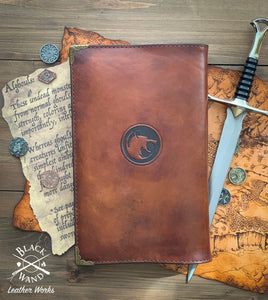 "Wolf School Monster Guide" Leather Journal