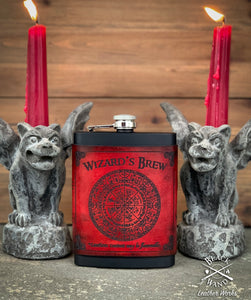"Wizard's Brew" Flask