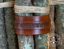 Load image into Gallery viewer, Barbarian&#39;s Leather Wrist Cuff
