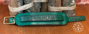 Druid's Leather Wrist Cuff