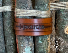 Load image into Gallery viewer, Fighter&#39;s Leather Wrist Cuff
