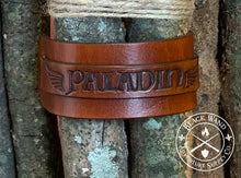 Load image into Gallery viewer, Paladin&#39;s Leather Wrist Cuff
